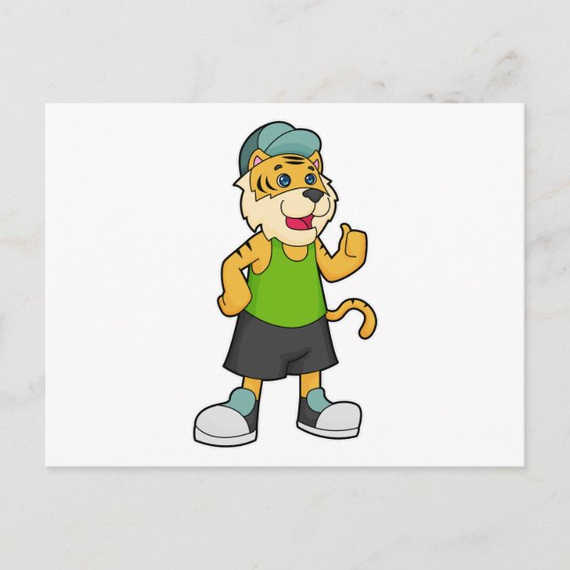 Postal Tapón de tigre (Anverso)