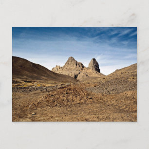 Postal Tapones volcánicos en flauta, desierto de Argelia