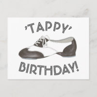 Tappy Happy Birthday Dance Teacher bailarina de za