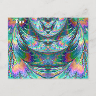 Postal TARA ~ Pasteles de ozing ~ 3D Diseño fractal ~ ~
