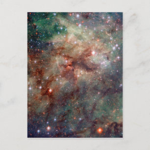 Postal Tarantula Nebula Hubble Space