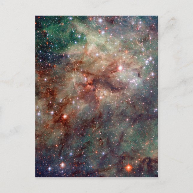 Postal Tarantula Nebula Hubble Space (Anverso)