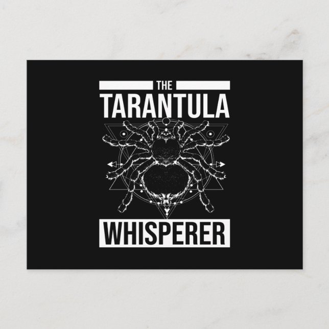 Postal Tarantula Whisperer Spider Tarantula (Anverso)