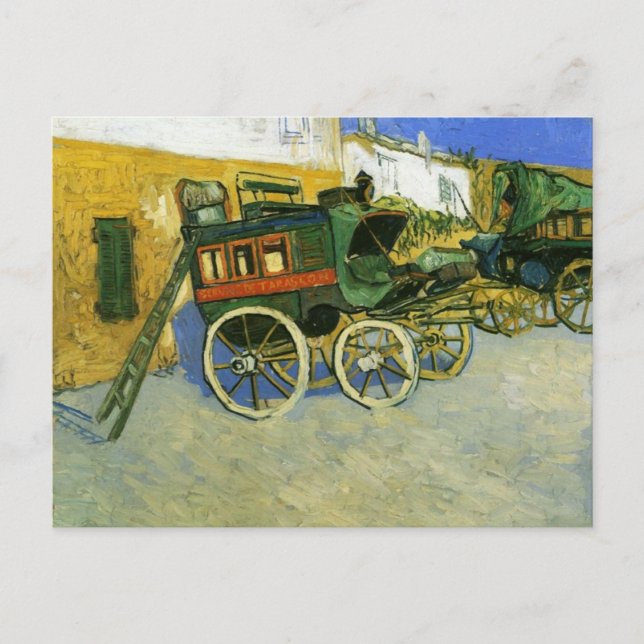 Postal Tarascon Diligence, Bella Artes Van Gogh (Anverso)