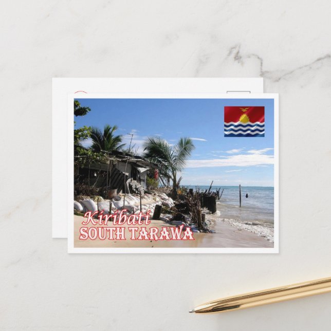 Postal Tarawa Sur - Kiribati - Panorama - (Anverso/Reverso In Situ)