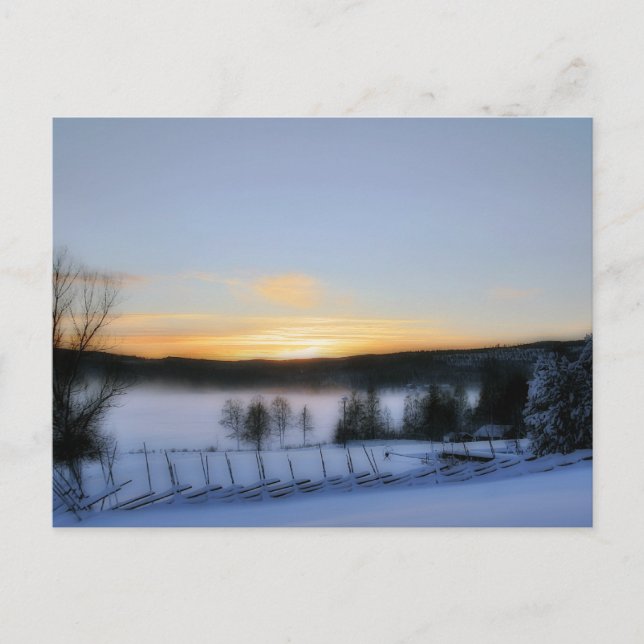 Postal Tarde de Invierno (Anverso)