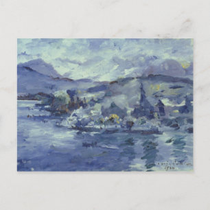 Postal Tarde en el Lago Lucerna, 1924