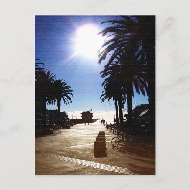 Postal Tarde En Hermosa Beach (Anverso)