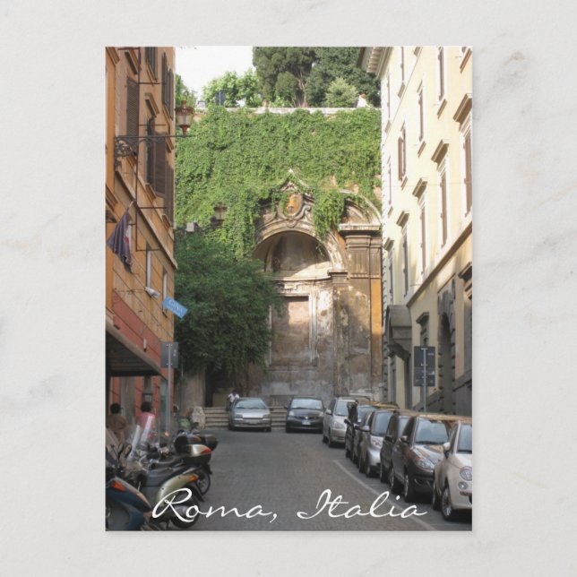 Postal Tarde en Roma (Anverso)