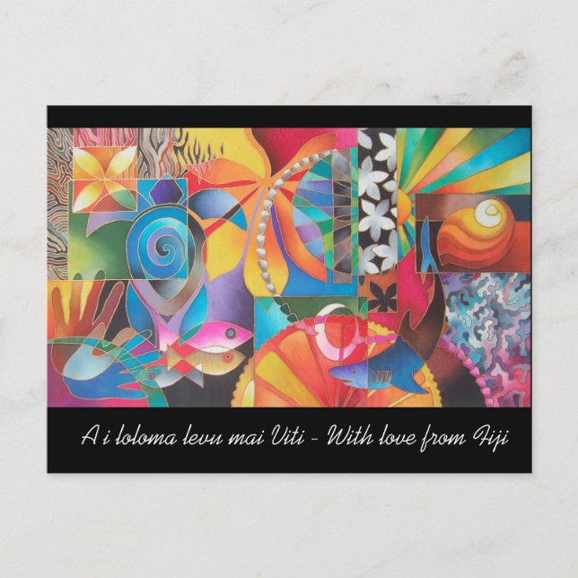 POSTAL TARDE PACÍFICA (Anverso)