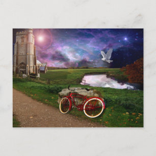 Postal Tarde por la oración de la tarde.