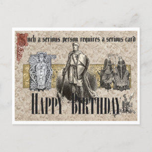 POSTAL ¡TARJETA DE FELIZ CUMPLEAÑOS CON MENSAJE SERIO!