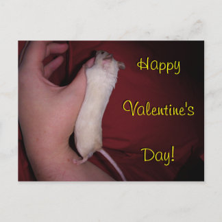 Postal: Tarjeta del día de San Valentín del abrazo