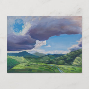 Postal Taro Fields Hanalei Hawaii Petróleo Pintura