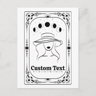 Postal Tarot Astrología Feminista Caprichosa Zodiaco Pers