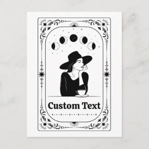 Postal Tarot Astrología Fortuna Magia Zodíaco de Moda