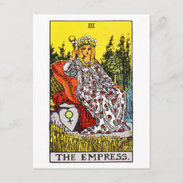 Postal tarot-emperatriz