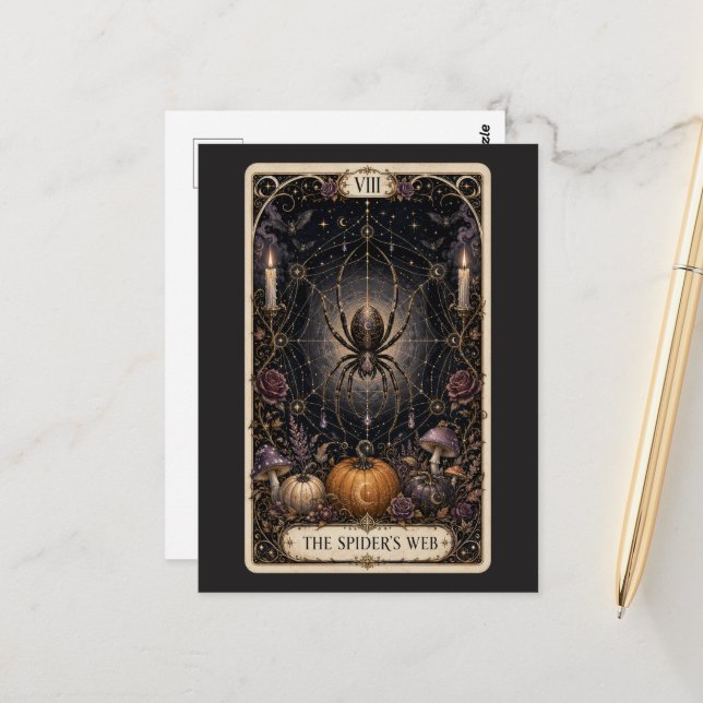 Postal Tarot Espeluznante (Anverso/Reverso In Situ)