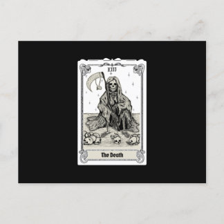 Postal tarot grabador de la muerte XIII