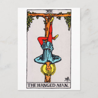 Postal tarot-hangedman