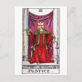 Postal tarot-justicia