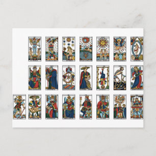 Postal Tarot Major Arcana