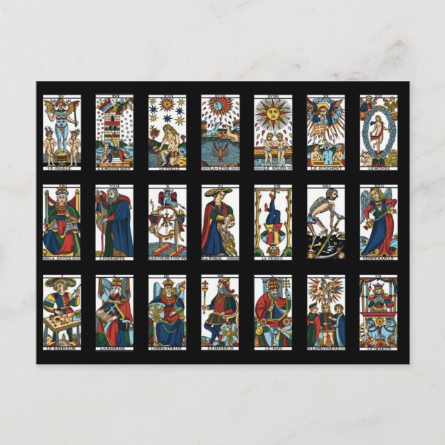 Postal Tarot Major Arcana (Anverso)