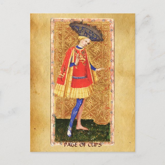 POSTAL TAROTS DE LA RENACIMIENTO ANTIGUO / PÁGINA DE LAS  (Anverso)