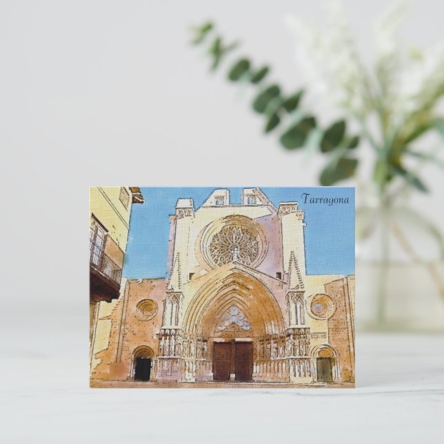 Postal Tarragona (Anverso de pie)