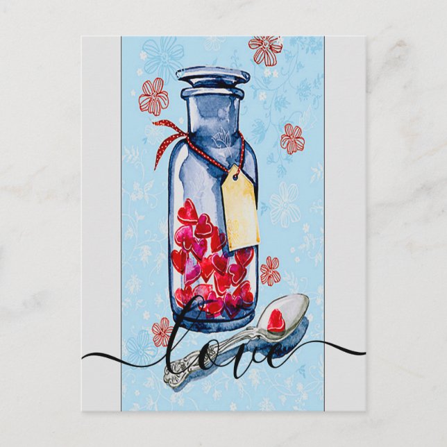 Postal Tarrito de Amor Mason (Anverso)