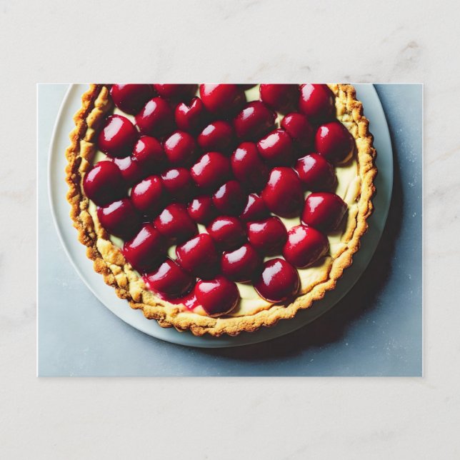 Postal Tart dulce, postre, posta (Anverso)