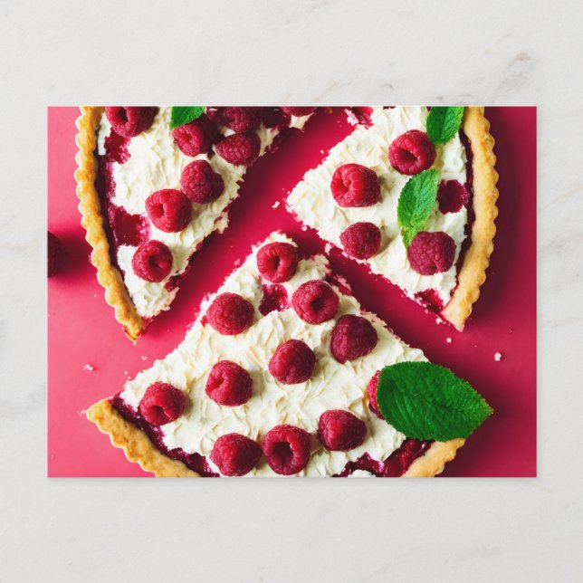 Postal Tart dulce, postre, posta (Anverso)