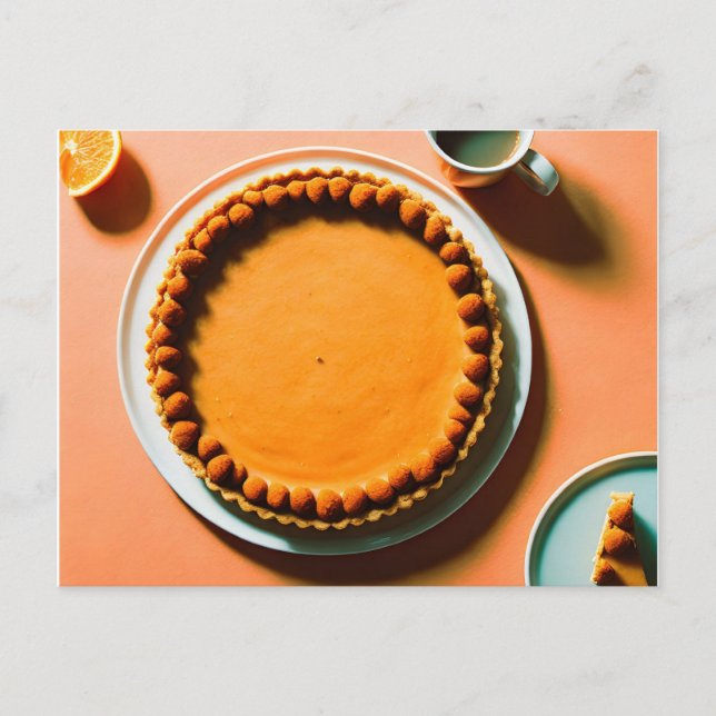 Postal Tart dulce, postre, posta (Anverso)