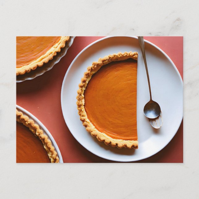 Postal Tart dulce, postre, posta (Anverso)