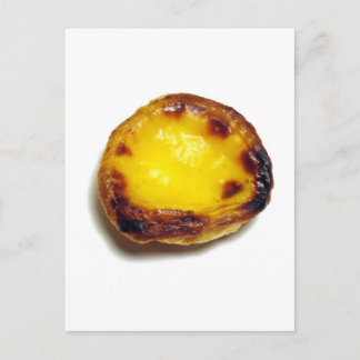 Postal tarta de crema portuguesa