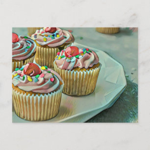 Postal Tarta de helado