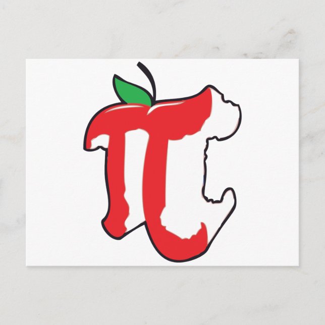 Postal tarta de manzana (Anverso)