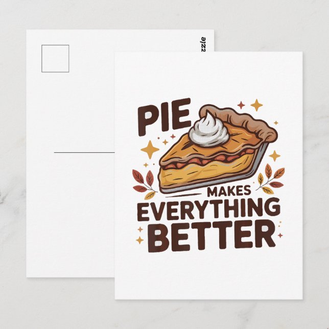 Postal Tarta es mejor (Anverso / Reverso)