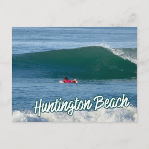 Postal Tarzan The SurfMan Huntington Beach Surfing