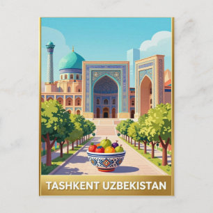 Postal Tashkent Uzbekistán Viajes Patrimonio