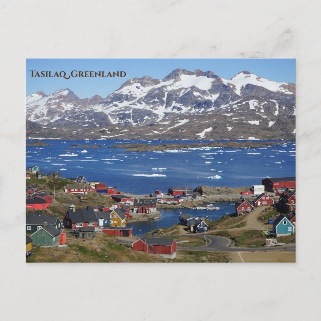 Postal Tasilaq Greenland (Anverso)