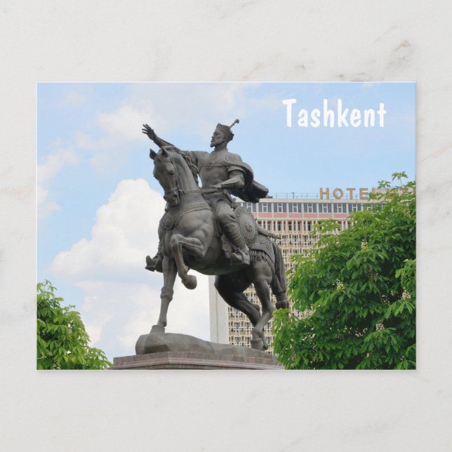 Postal Taskent, Uzbekistán (Anverso)