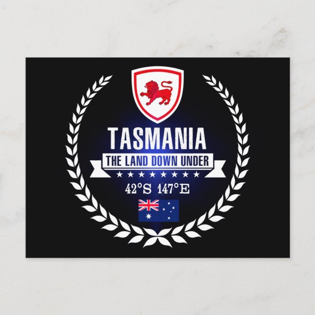 Postal Tasmania (Anverso)