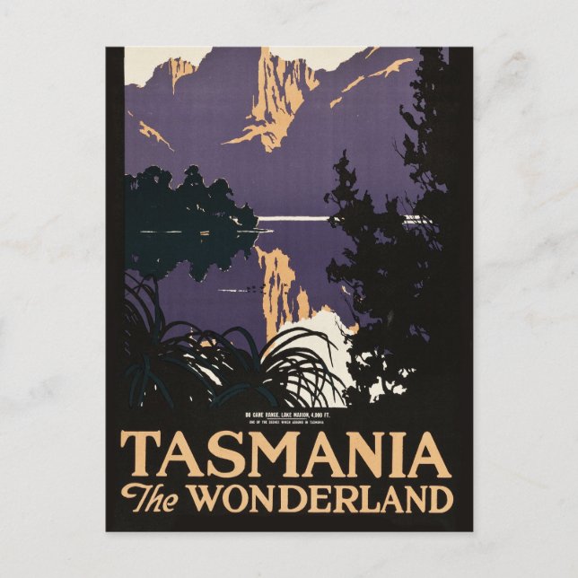 Postal Tasmania, Australia, (Anverso)