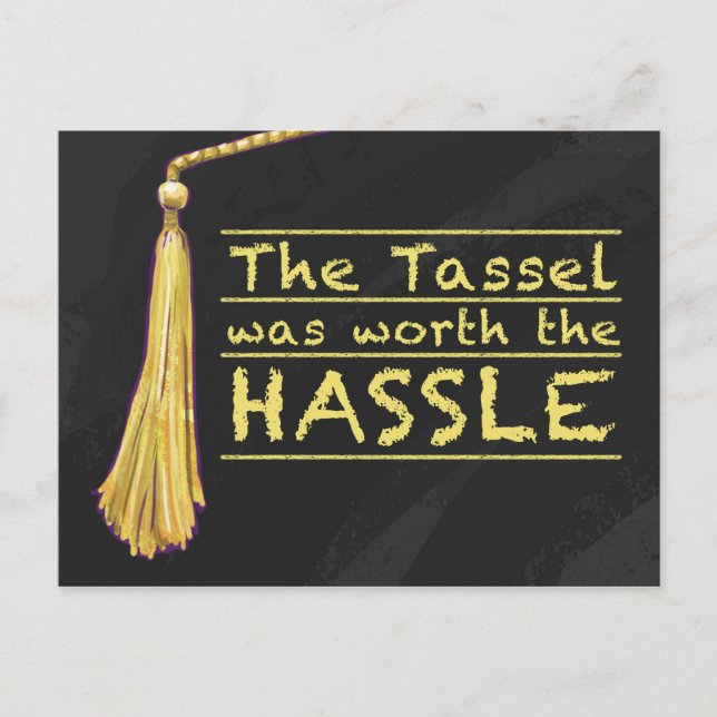 Postal Tassel Hassle Gold (Anverso)