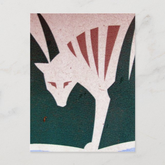 Postal tassie tiger (Anverso)