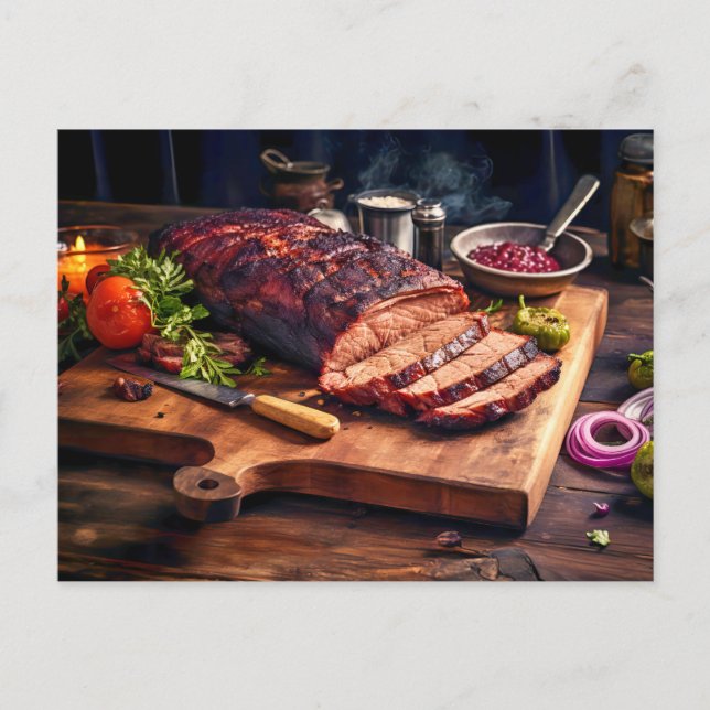 Postal Tasty sizzling BBQ Beef Brisket (Anverso)