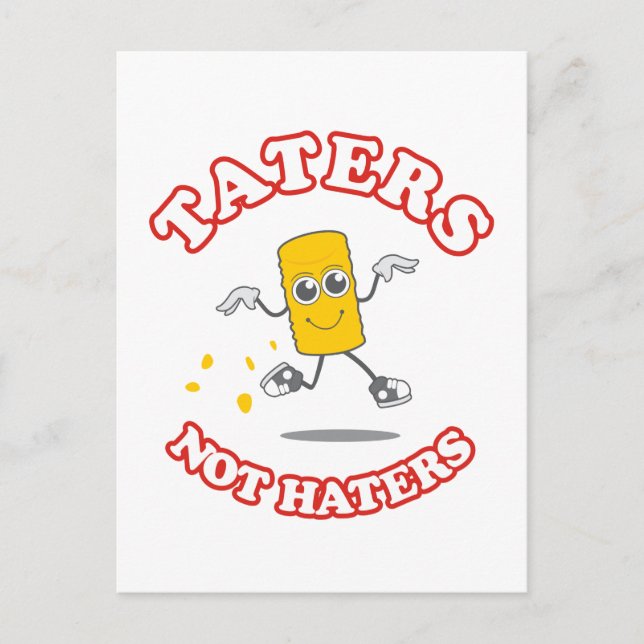 Postal Taters Not Haters (Anverso)