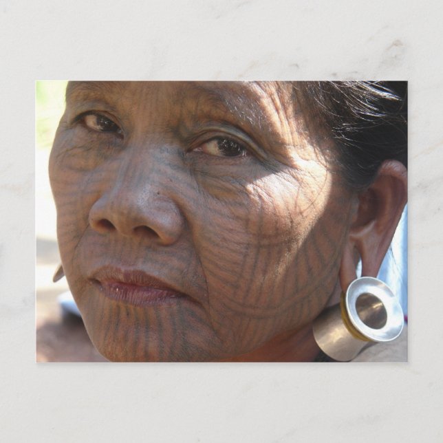 Postal Tattoo Face (Anverso)