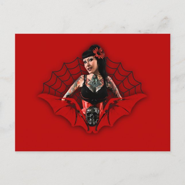 Postal Tattoo Pin Up (Anverso)